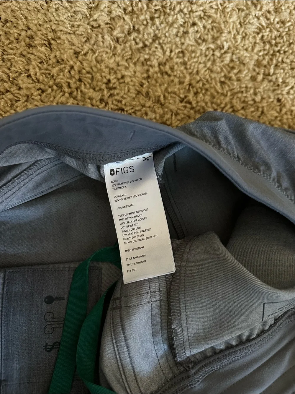 Figs men gray